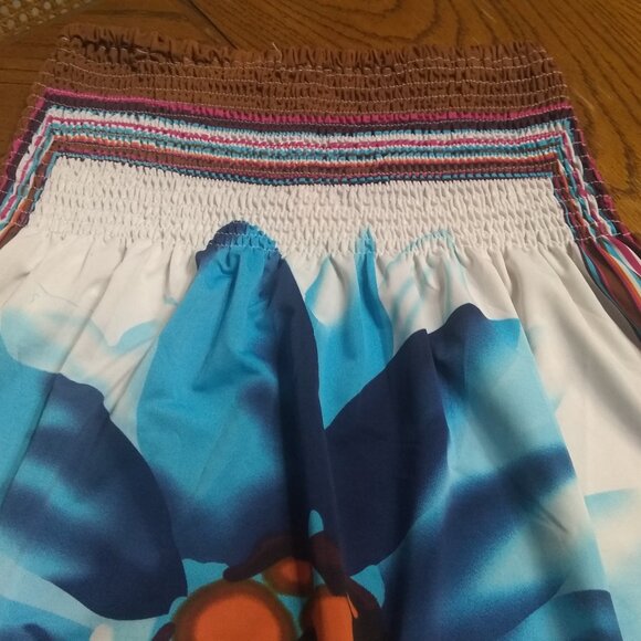 Strapless Flower Detail Dress - Picture 2 of 3